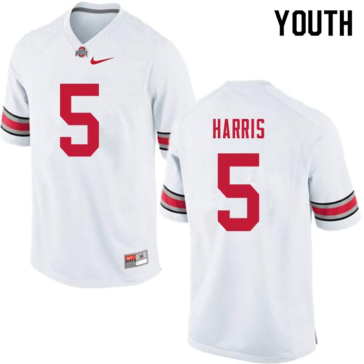 Jaylen Harris Ohio State Buckeyes Youth NCAA #5 Nike White College Stitched Football Jersey UAV5256DF